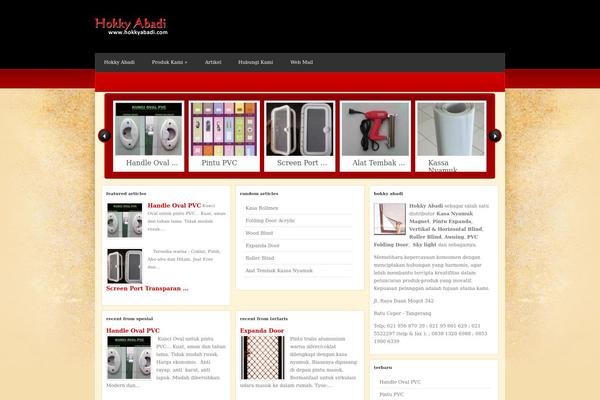 GrungeMag theme site design template sample