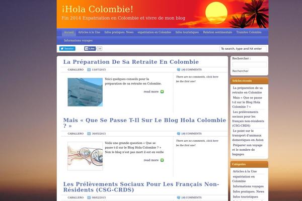 Site using Sharebar plugin
