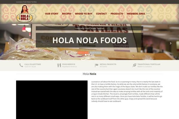 holanolafoods.com site used Organique
