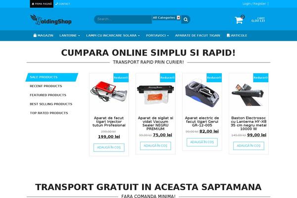 Giga Store theme site design template sample