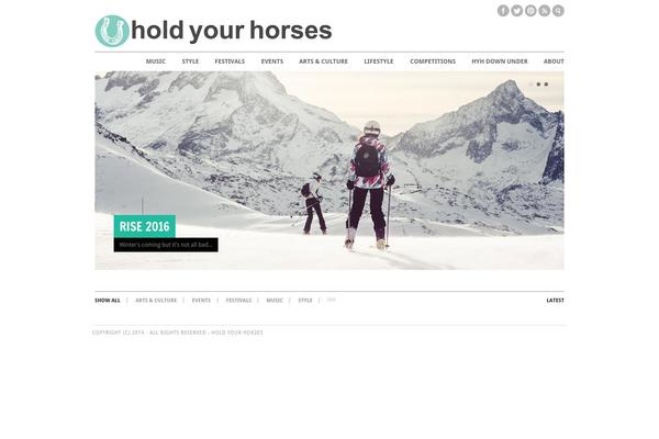 Inspire theme site design template sample