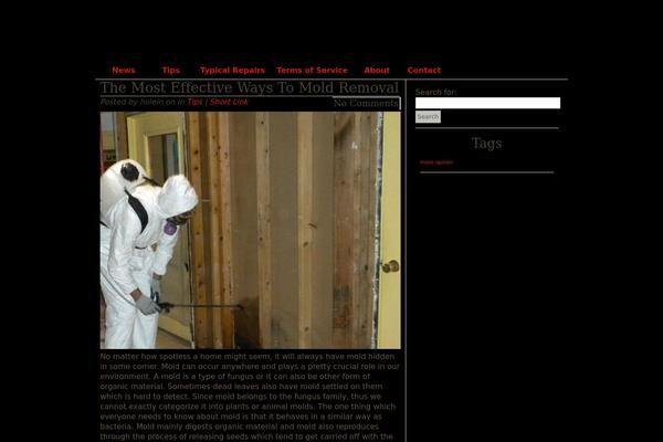 Shades theme site design template sample