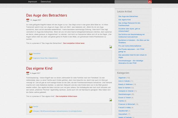 Trendy theme site design template sample