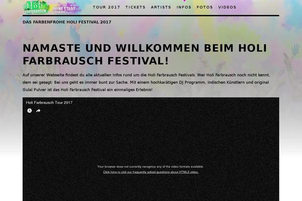 holi-farbrausch.de site used Sonik