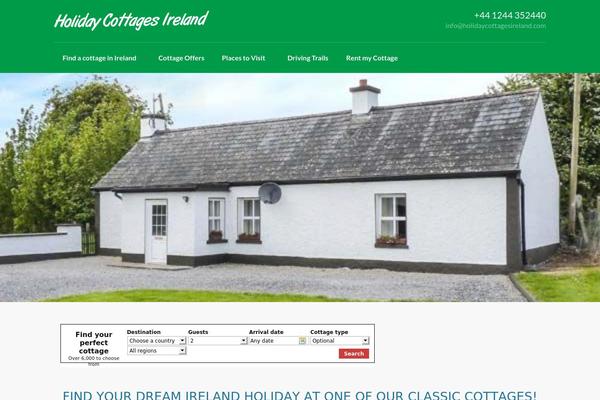 Realty theme site design template sample