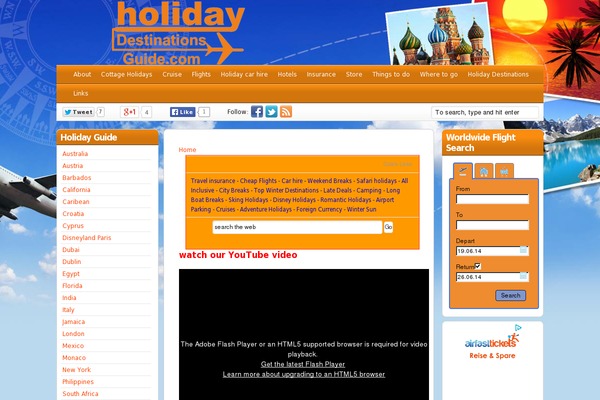 Travel Blogger theme site design template sample