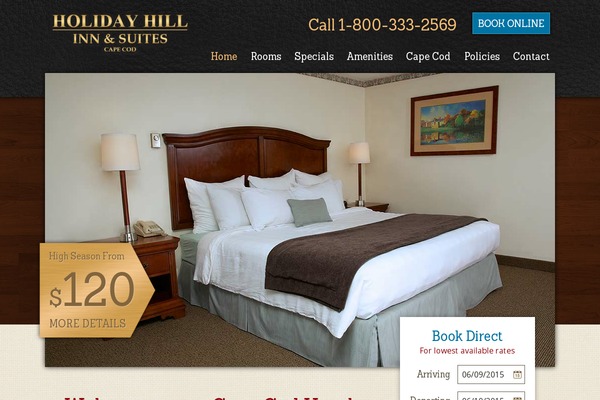 holidayhillinnandsuites.com site used Html5-responsive-wordpress-shell-master
