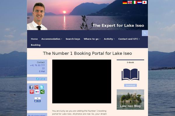 holidayhome-iseolake.com site used Iseosee-theme