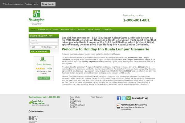 holidayinnglenmarie.com site used Ihg