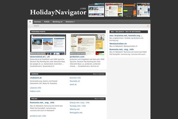 Telegraph theme site design template sample