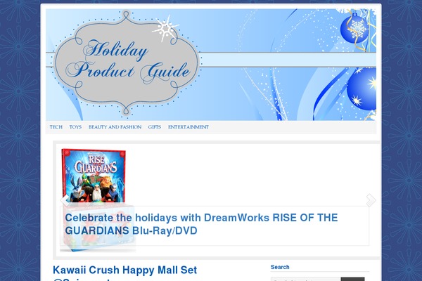 Prose theme site design template sample