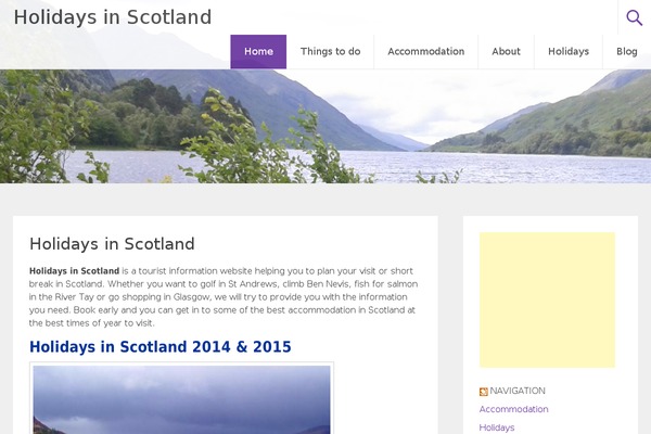 Radiate theme site design template sample