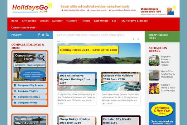 Hueman Child theme site design template sample