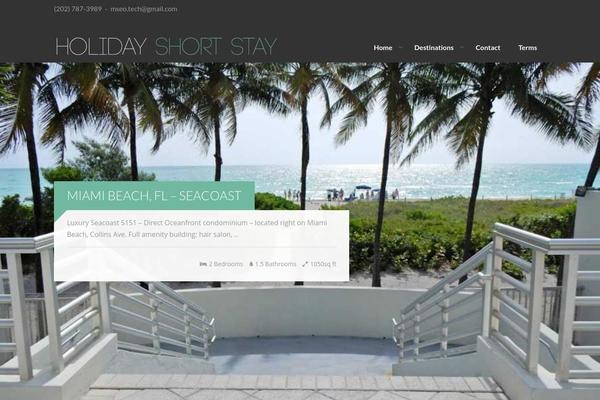Realty theme site design template sample