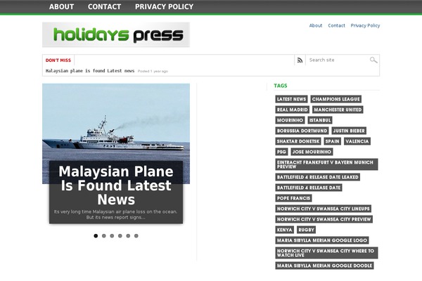 Max Mag theme site design template sample