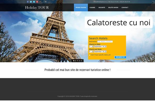 Tour Package V1.02 theme site design template sample