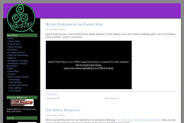 Hg theme site design template sample