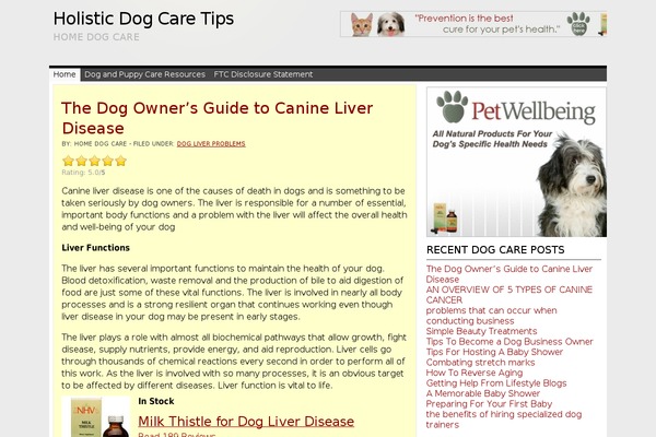 holisticdogcaretips.com site used Simply Works Core