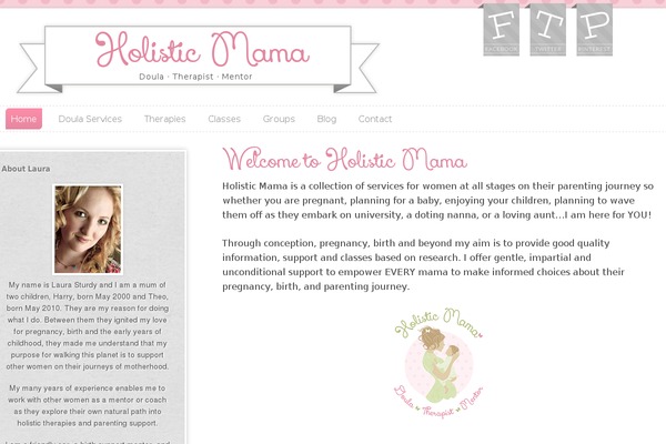 holisticmama.co.uk site used MomPreneur