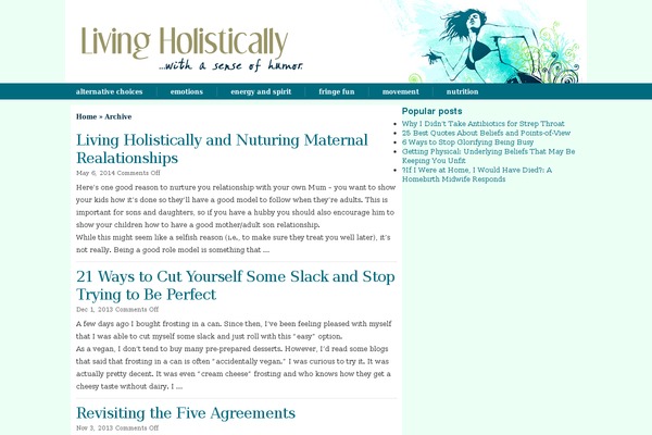 holisticwithhumor.com site used Livhol