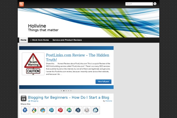 Site using Sassy Social Share plugin