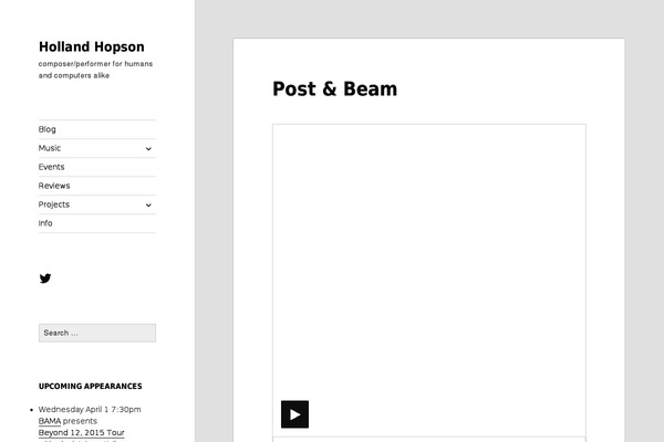Twenty Sixteen theme site design template sample