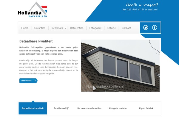 hollandiadakkapellen.nl site used Corpora