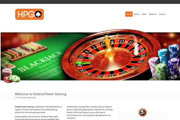 Breakout theme site design template sample