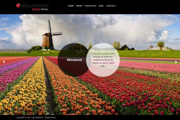 Adament theme site design template sample
