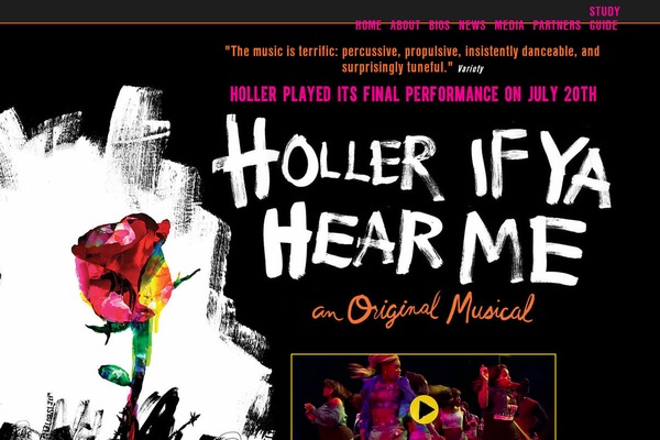 hollerifyahearme.com site used Wireframe