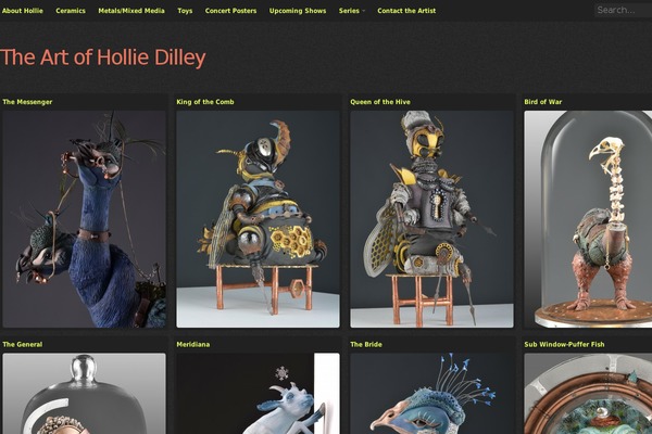 Photosquares theme site design template sample