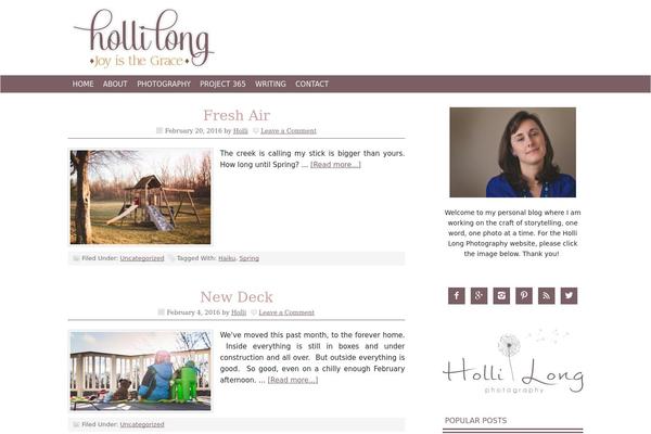 Prose theme site design template sample