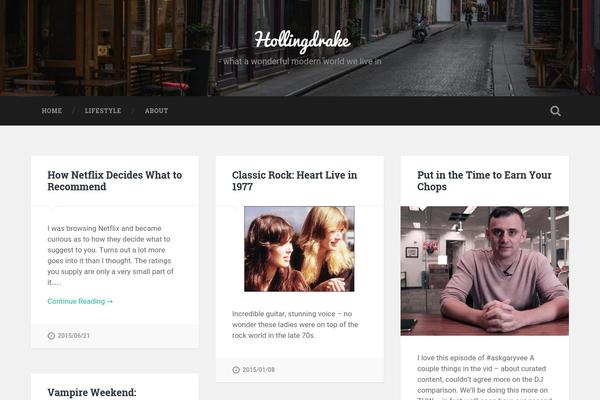 Baskerville theme site design template sample