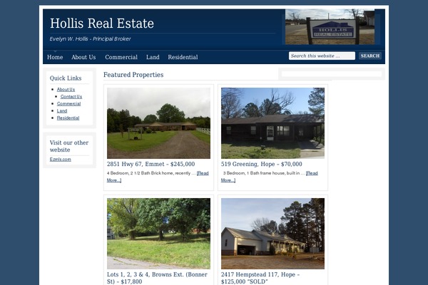Site using Simple Real Estate Pack plugin