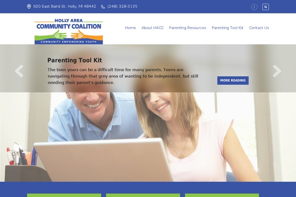 hollycommunitycoalition.com site used Espresso