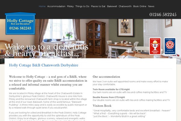 hollycottagebandb.co.uk site used Anchor