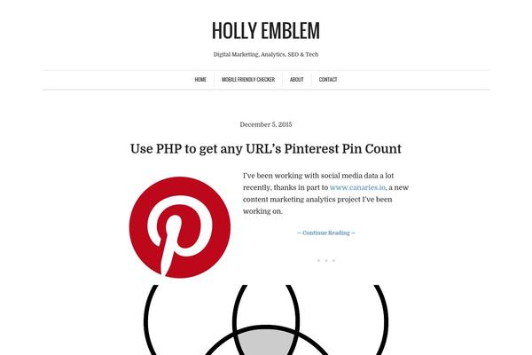 Crawford theme site design template sample