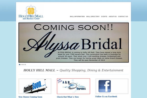 Mall theme site design template sample
