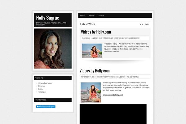 zeeBizzCard theme site design template sample