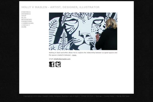 hollyvmaslen.com site used Holly