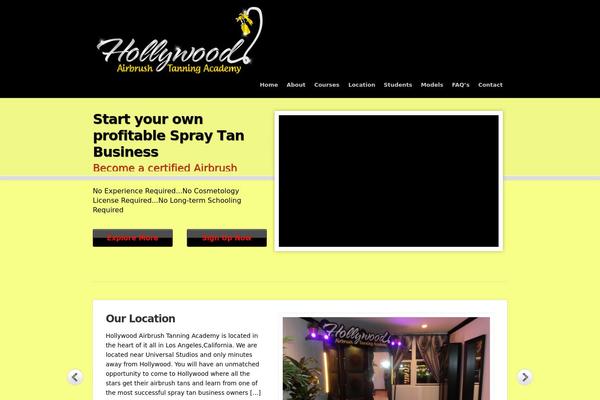 hollywoodairbrushtanningacademy.com site used Wp-attract104