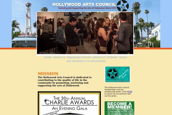 hollywoodartscouncil.org site used Rick
