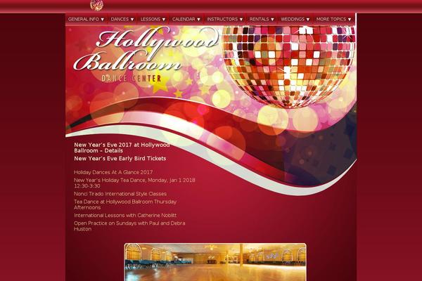 Hollywood theme site design template sample