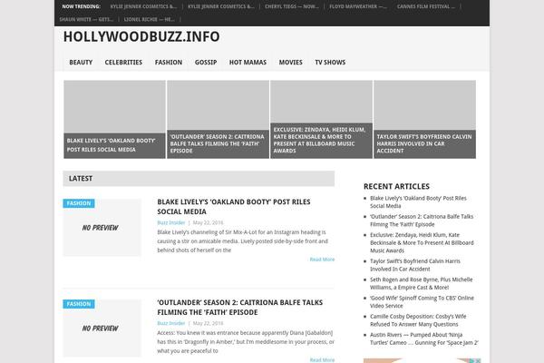 PR News theme site design template sample