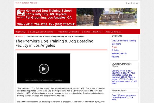 hollywooddogtrainingschool.com site used WP News Stream