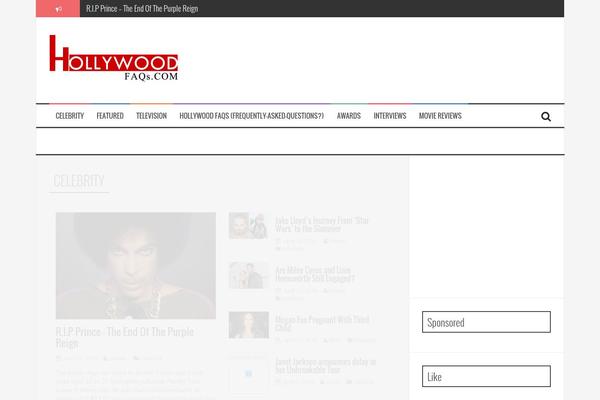 FlyMag theme site design template sample