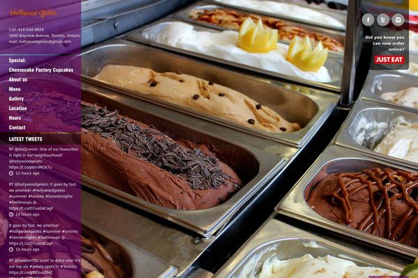 Ristorante theme site design template sample
