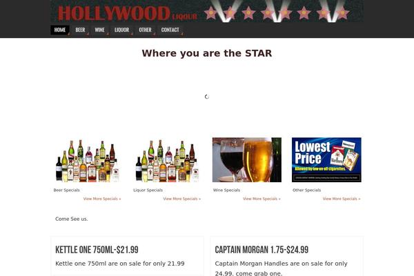 Parabola theme site design template sample