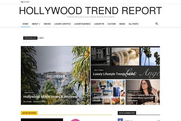 Newspaper theme site design template sample