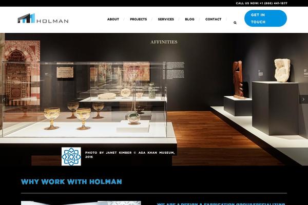 holmanexhibits.com site used Jacked